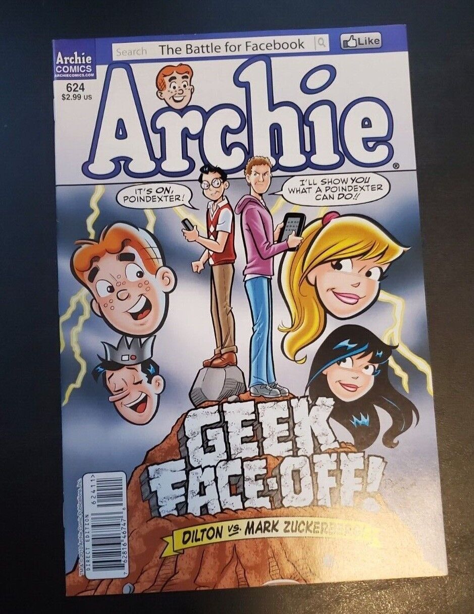 Archie #624 vs Mark Zuckerberg The Social Network Issue Archie Comics 2011