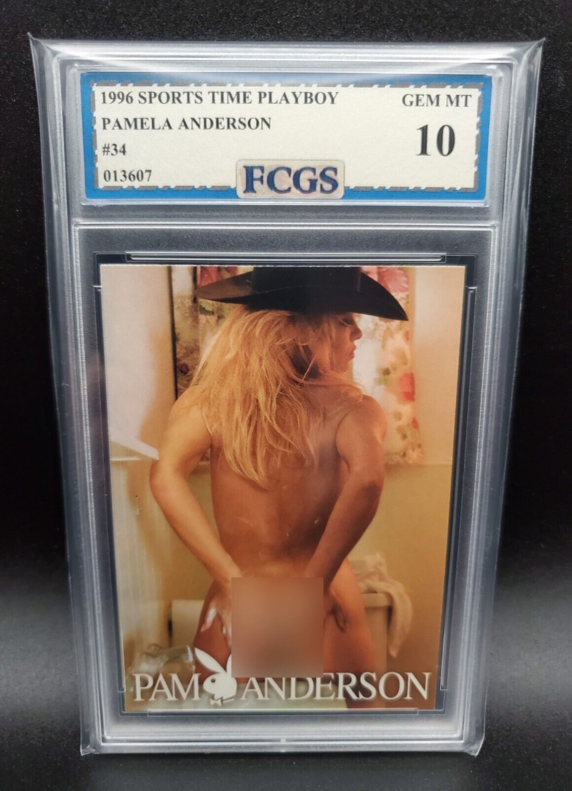 1996 Sports Time Playboy Pamela Anderson #34 - Graded 10 [FCGS] GEM-MT