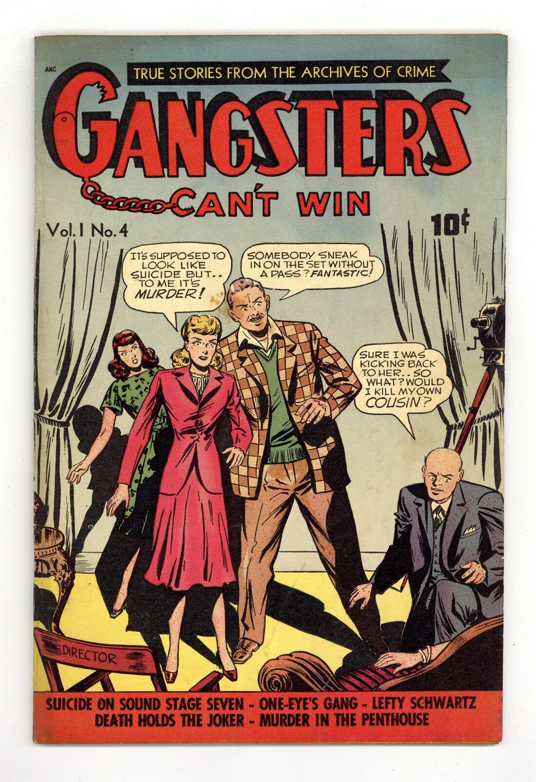 Gangsters Can't Win #4 VG+ 4.5 1948