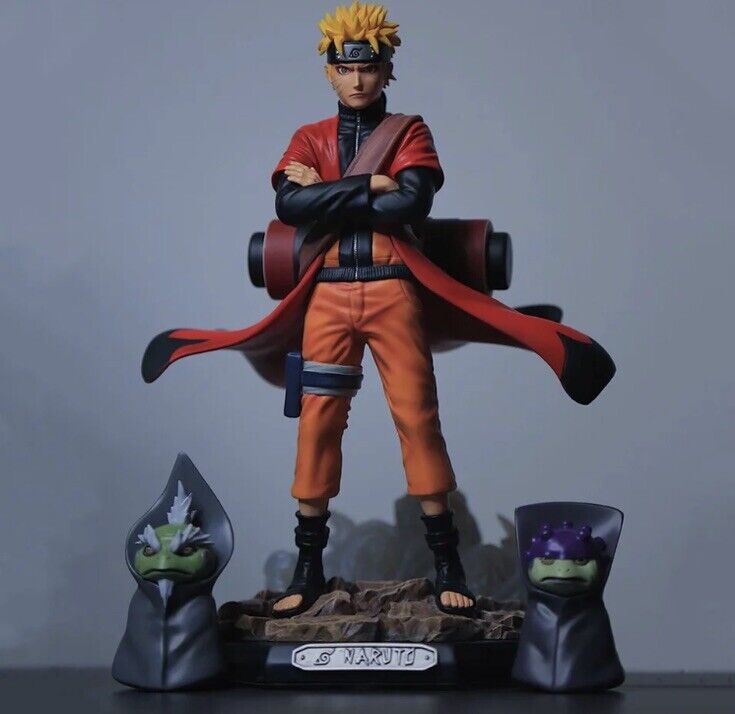 Naruto Six Paths Sage + 2 Toad figure Uzumaki Naruto Anime Figure Statue TOY 