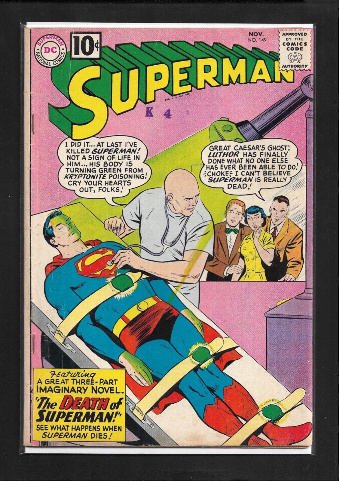 Superman #149 (1961): 1st Appearance Flash in Superman Title Silver Age DC FN
