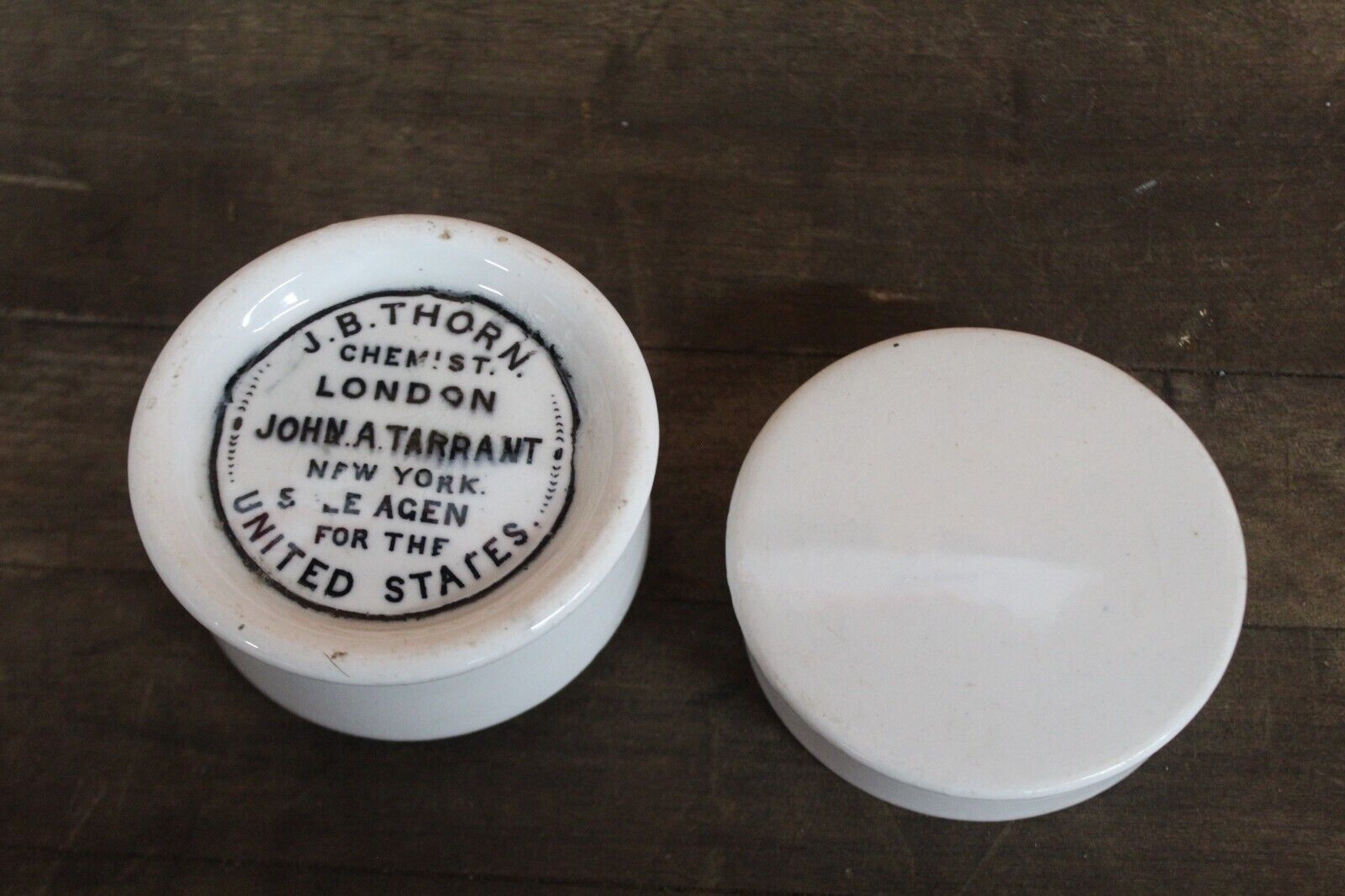 1860 Vintage J.B. Thorn STD Gonorrhea Medicine Bottle / Jar