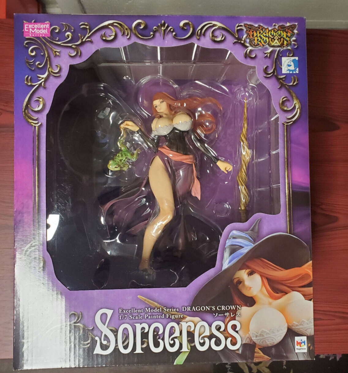 MegaHouse Dragon's Crown Sorceress 1/7 Figure Excellent Model NEW SEALED