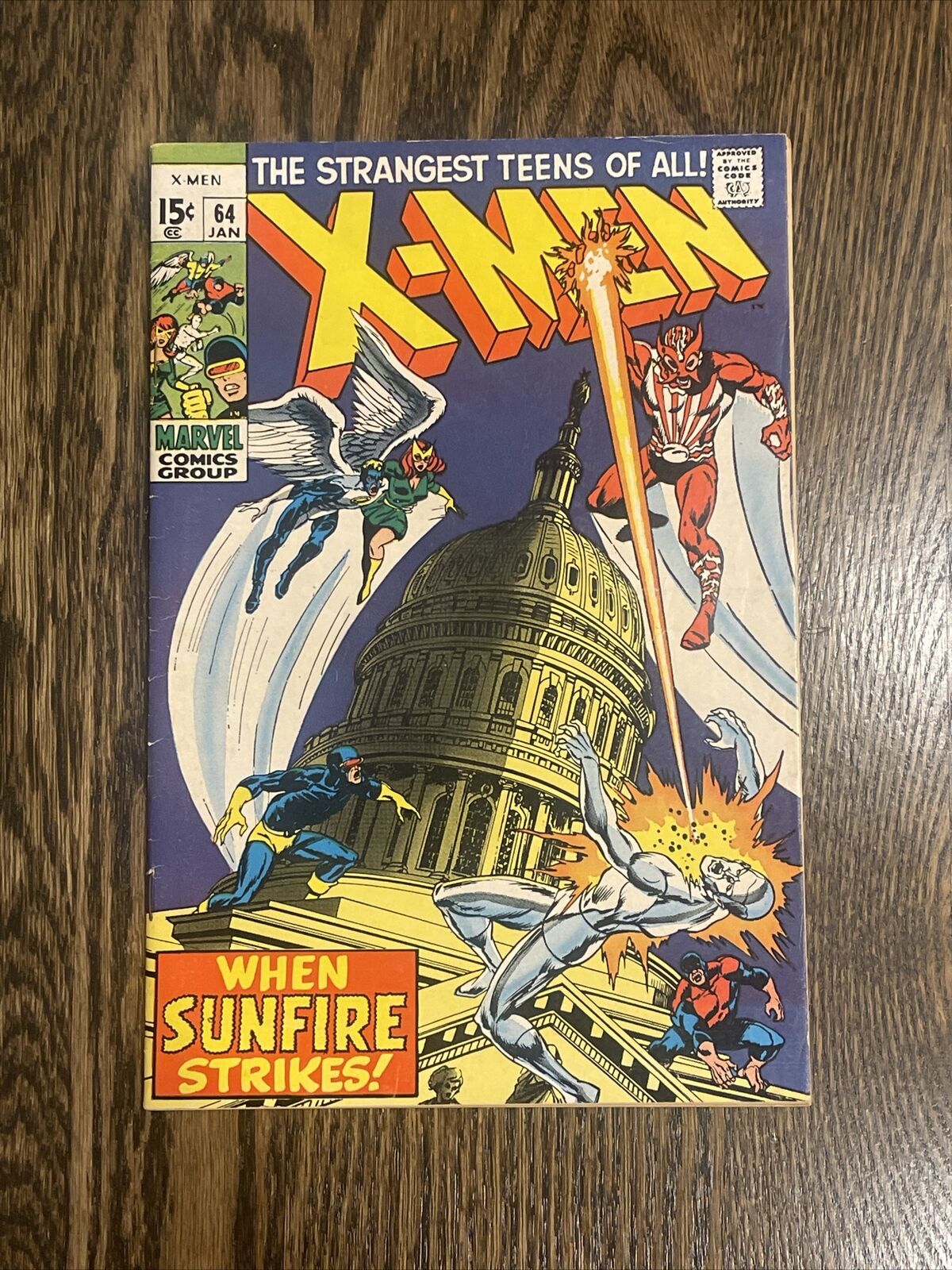 X-men 64 Sunfire Appearance Comic Book VG #PNCARDS