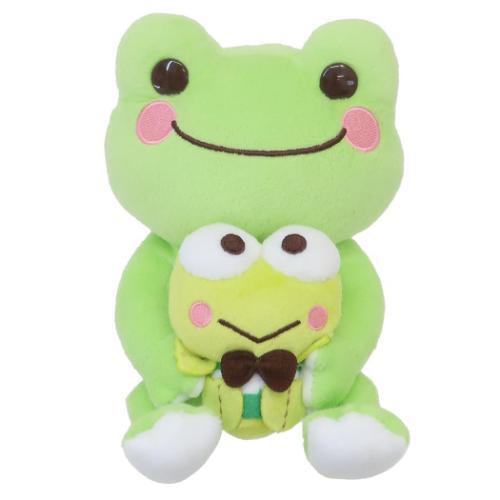 New Japan Pickles the Frog x Sanrio Keroppi Plush Doll Stuffed Toy S A