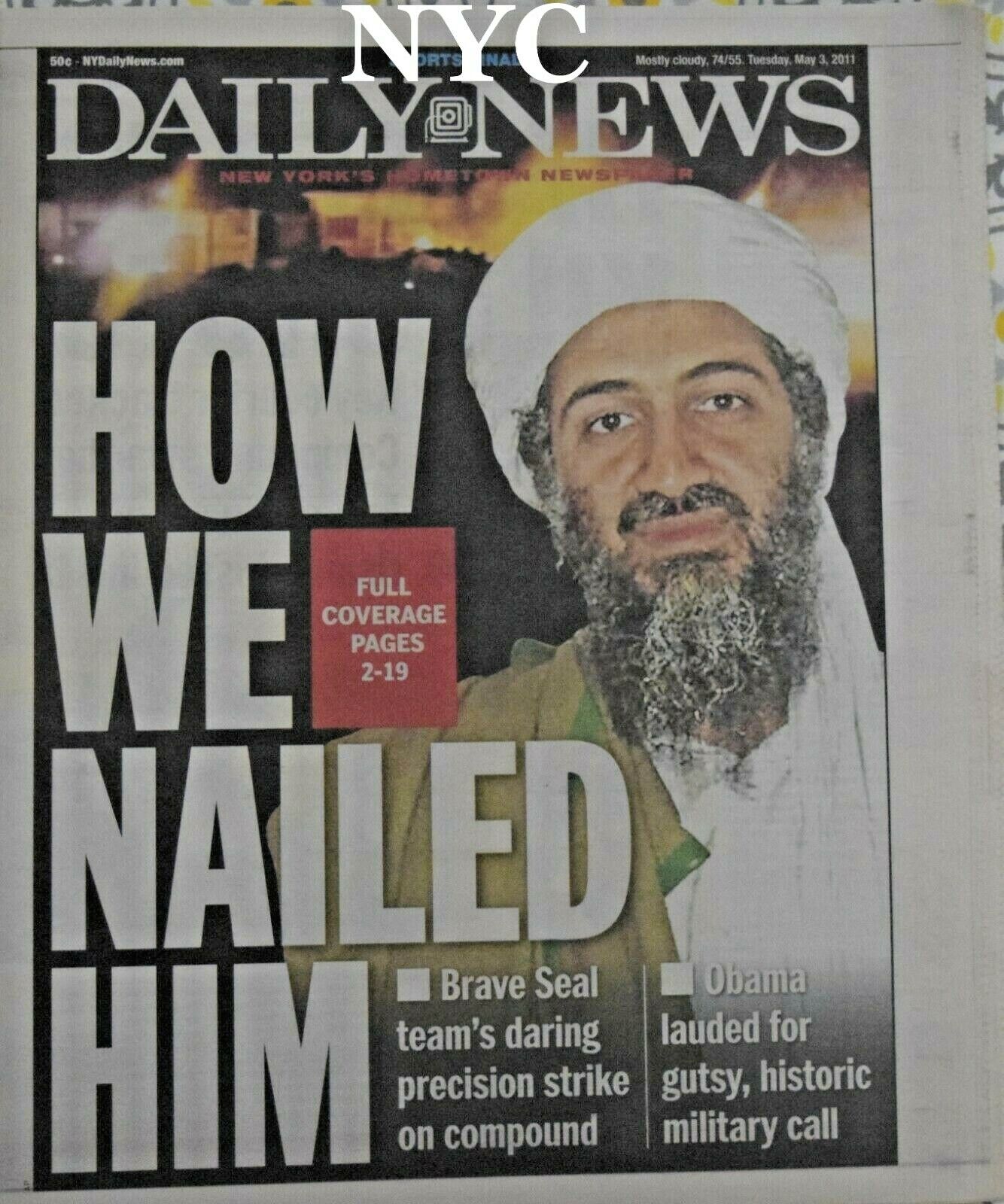 Osama Bin Laden Ny Daily News May 3 2011