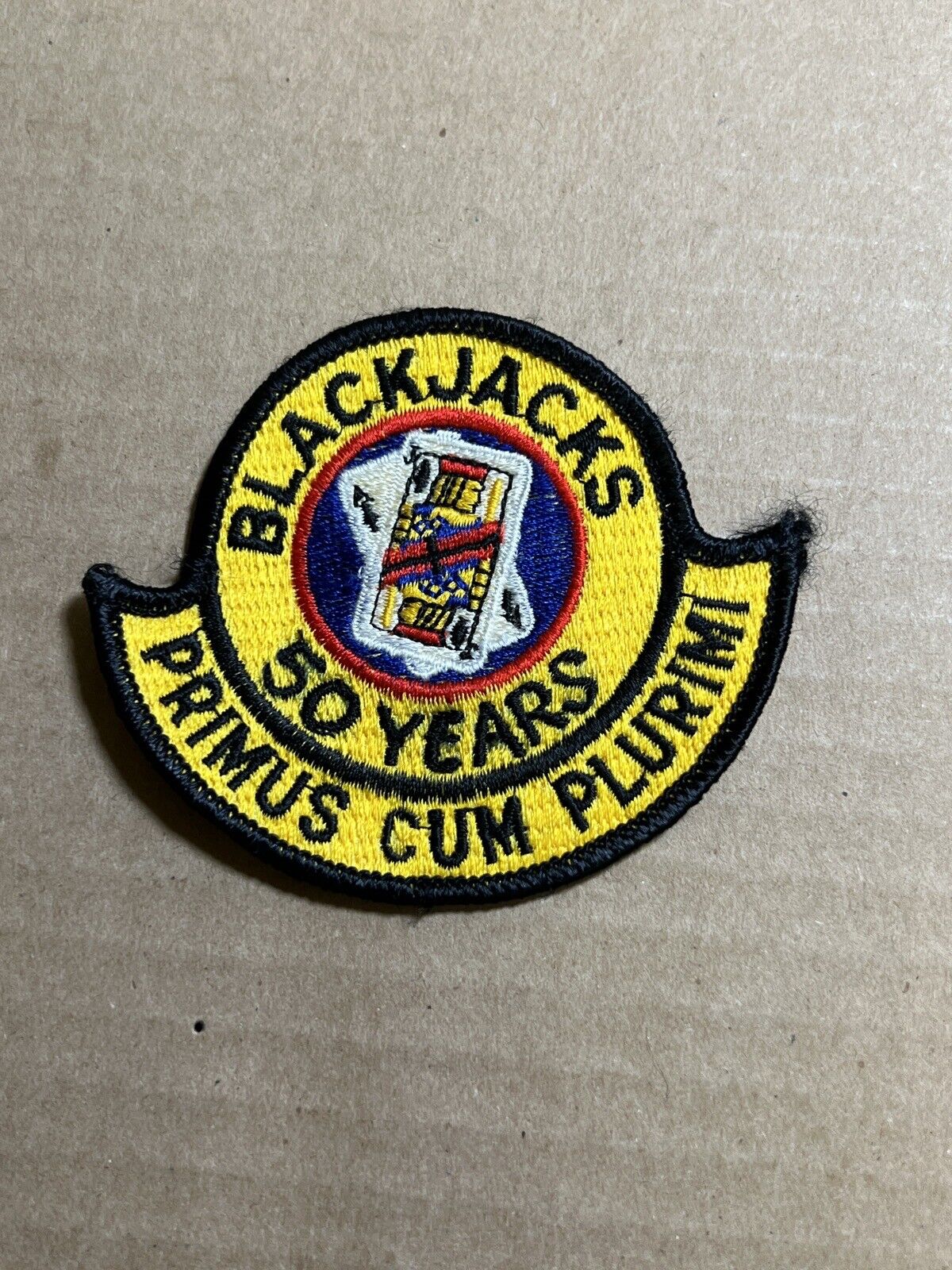 USAF 53rd Airlift Squadron Blackjacks 50 Years Primus Cum Plurimi Patch 3\