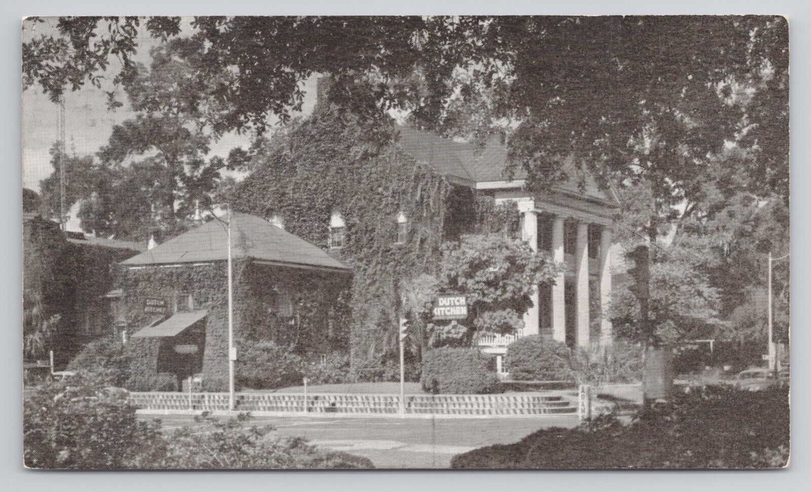 Postcard The Columns One Of Tallahassee\'s Oldest Residences Florida