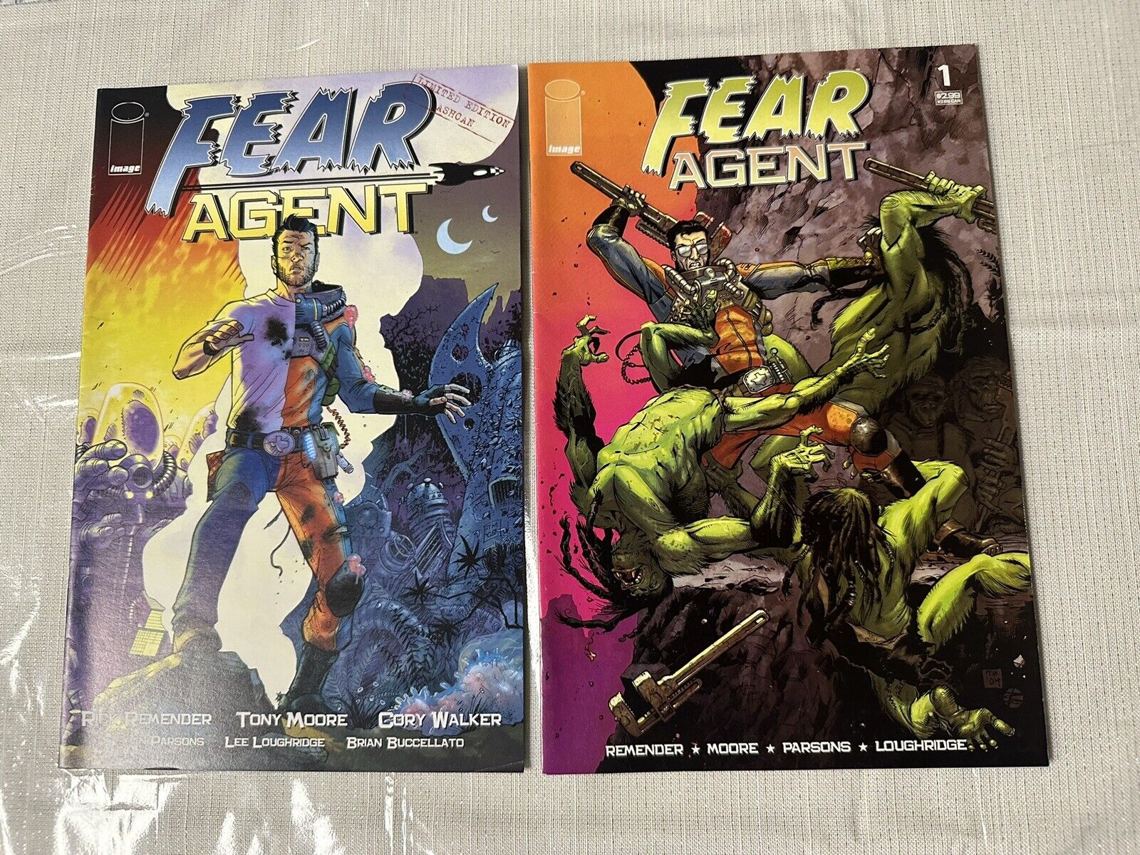 Fear Agent #1 And Limited Edition 2005 Image Comics 
