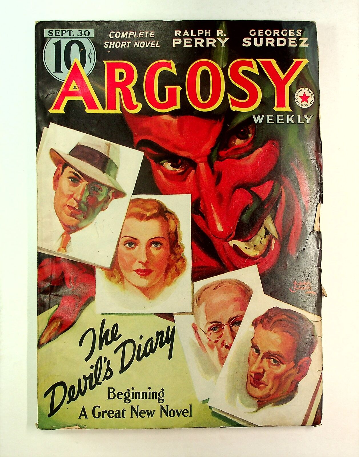 Argosy Part 4: Argosy Weekly Sep 30 1939 Vol. 293 #5 FN