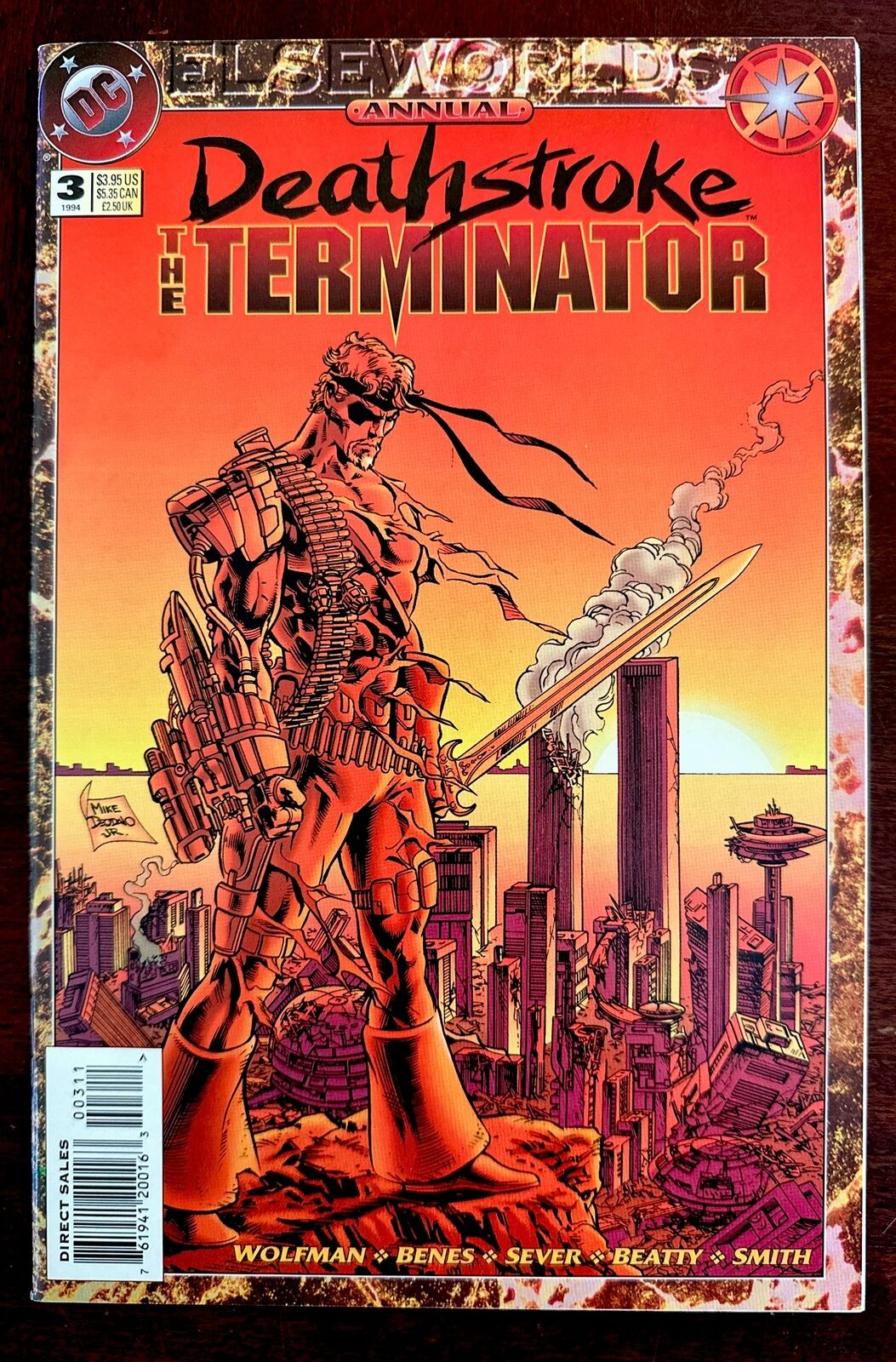 (1994) Deathstroke the Terminator - annual #3 (World Trade Center cover)