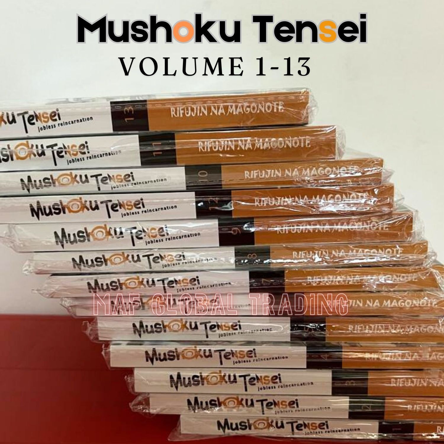 Mushoku Tensei: Jobless Reincarnation Light Novel Vol. 1-26 English Version