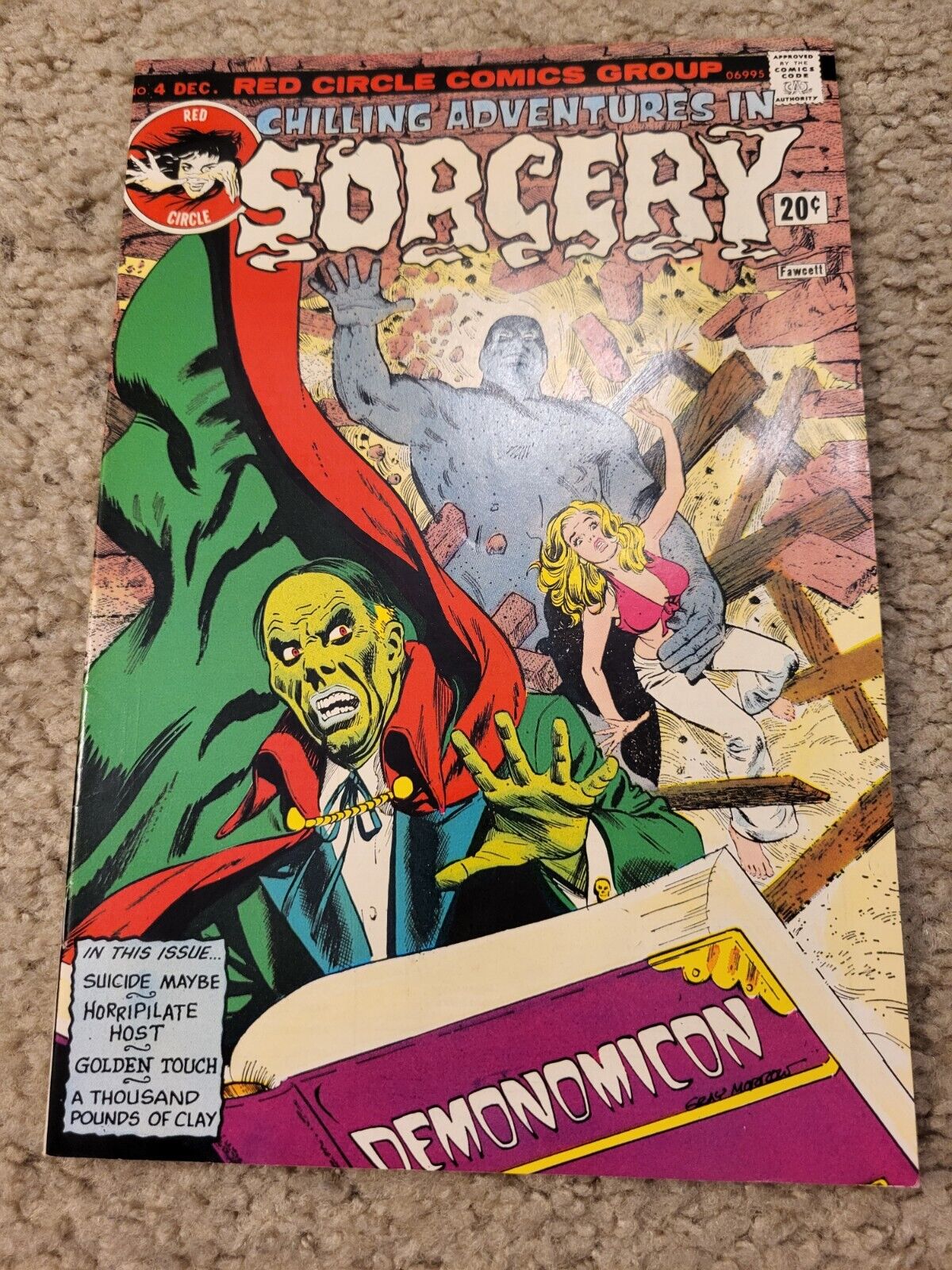 Chilling Adventures in Sorcery 4 RED CIRCLE COMICS GROUP lot 1973