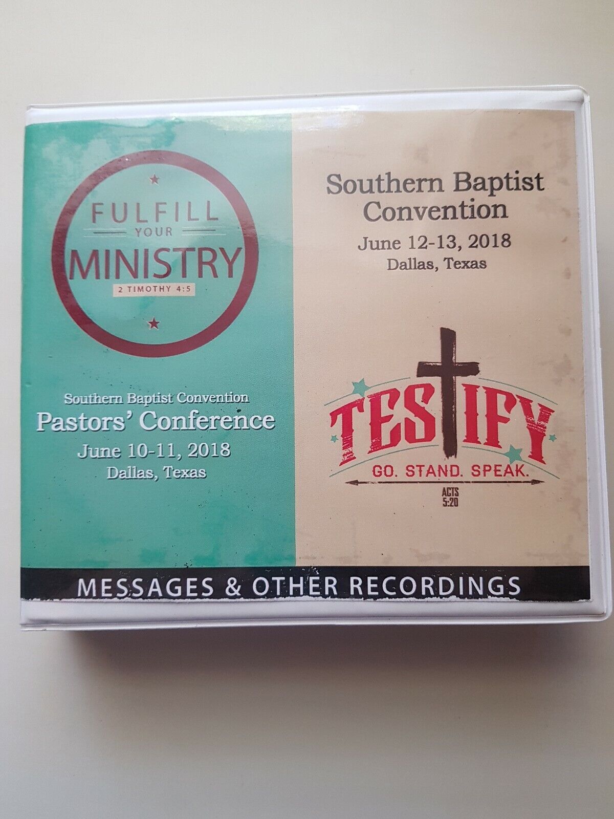 Southern Baptist Convention June 12-13 2018 Dallas TX  Abbott  Ramsey CDs