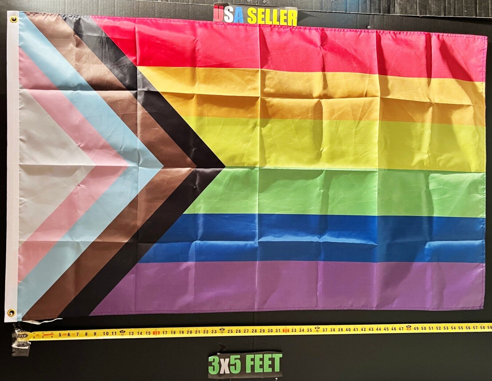 Transgender Flag FREE USA SHIP 2 LGBTQ Gay Pride Equality Sign Banner USA 3x5\'