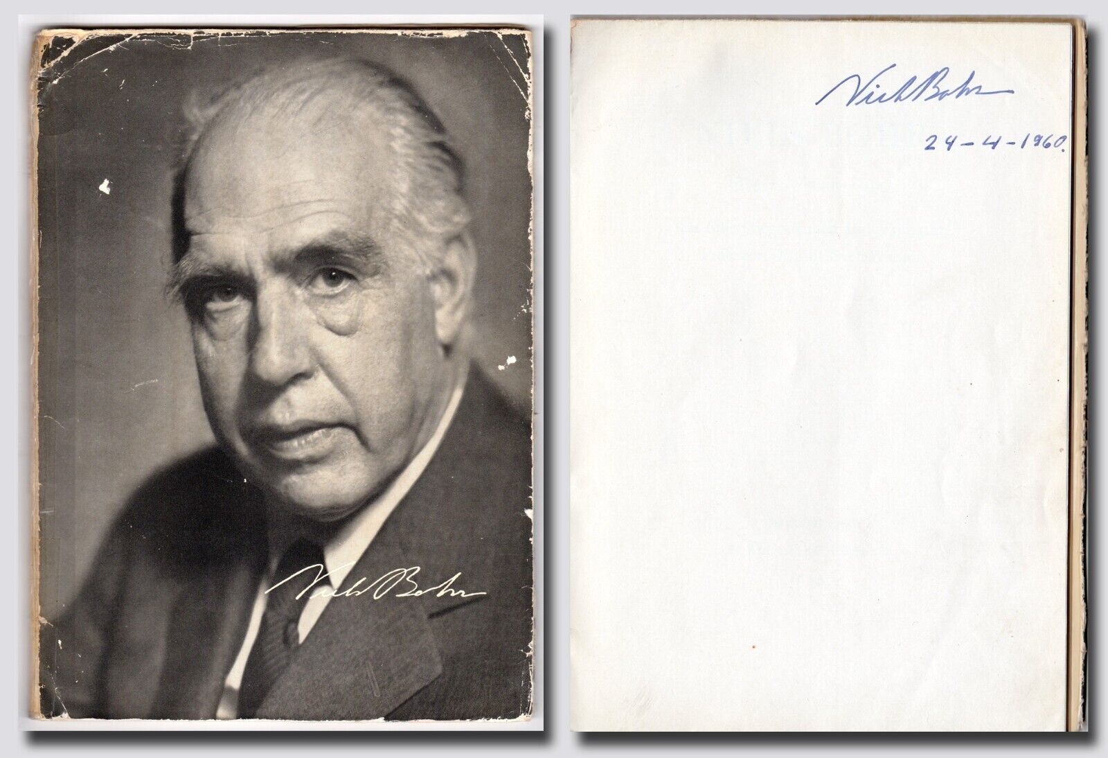 Bohr, Niels (1885-1962) - Signed “Pictorial Biography” Book