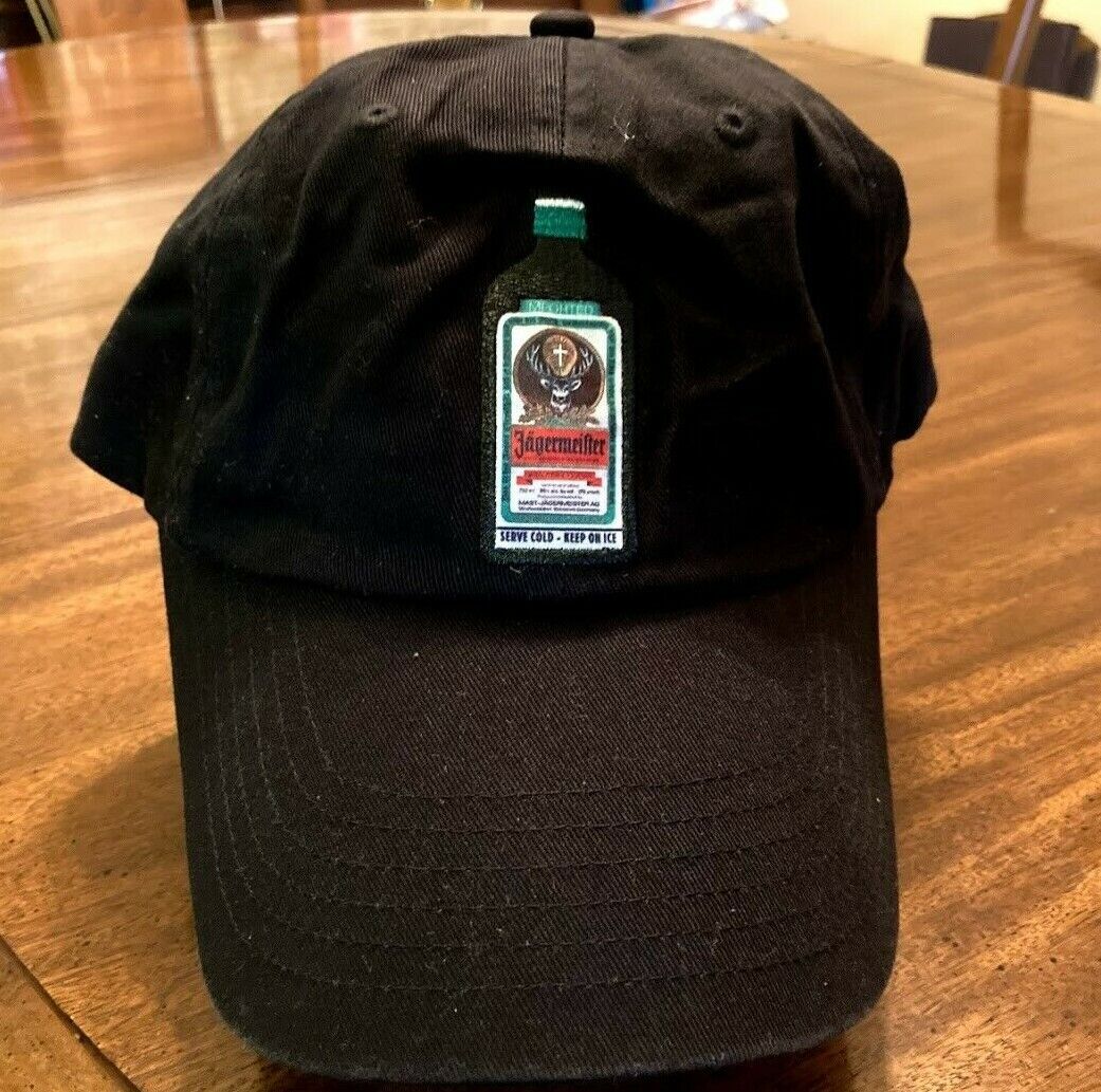 New Rare Jagermeister Hat with Jager Bottle