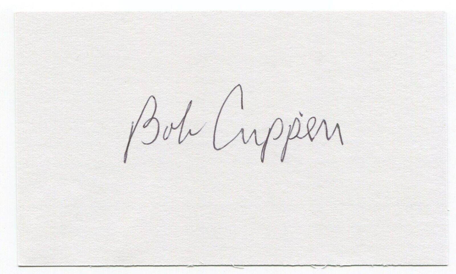 Bob Crippen Signed 3x5 Index Card  Autographed Signature Astronaut NASA Space