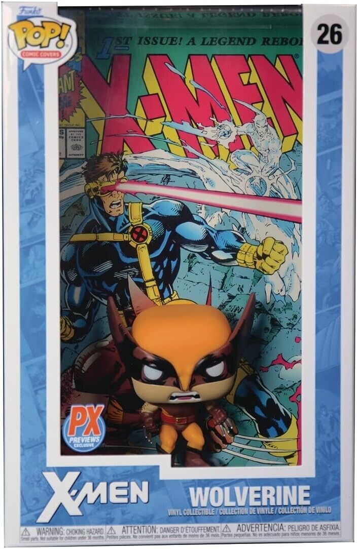 Funko Pop New X-Men #1 (1991) Wolverine Pop Comic Cover Figure #26 - PX