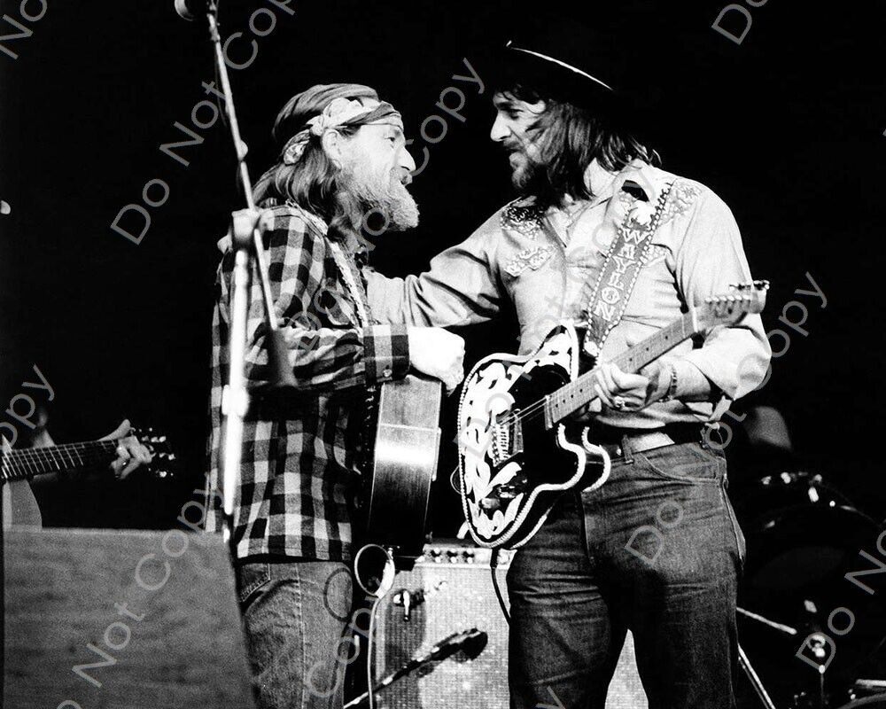 8x10 Willie Nelson Waylon Jennings PHOTO photograph picture print young country