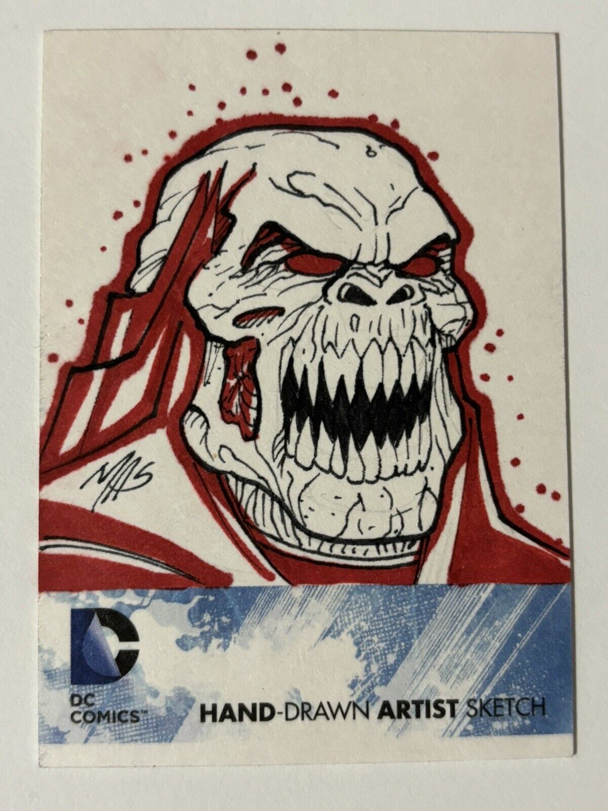 2012 DC Comics Red Lantern Artist Sketch Card 1/1  Cryptozoic