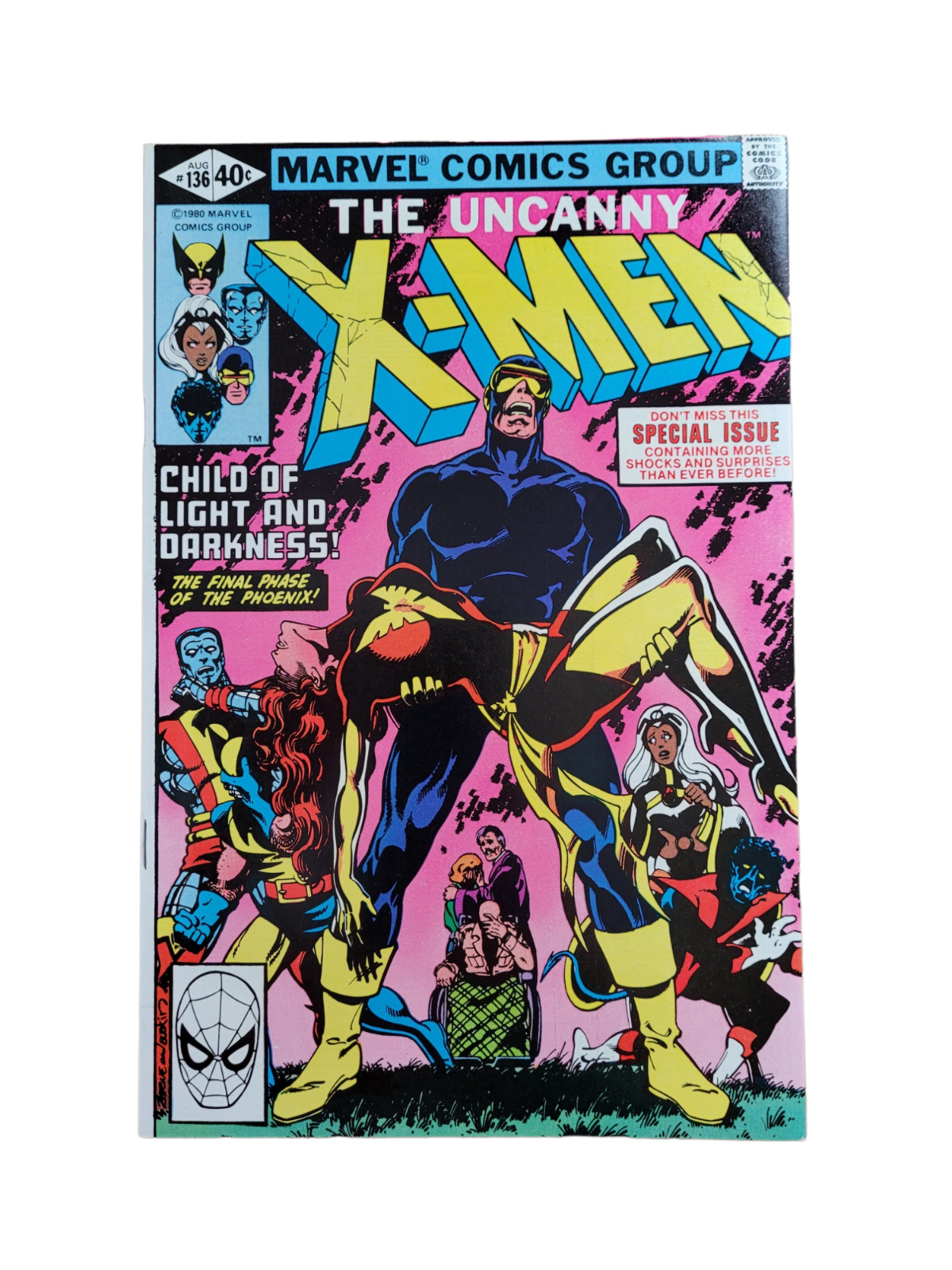 The Uncanny X-Men #136 Marvel 1980 Dark Phoenix Wolverine Cyclops KEY VF/NM RAW