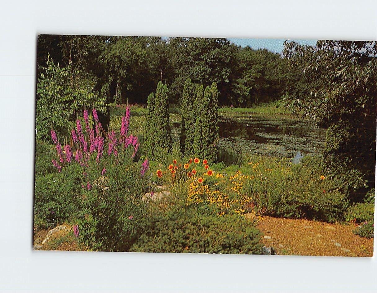Postcard Hidden Lake Gardens Irish Hills Michigan USA