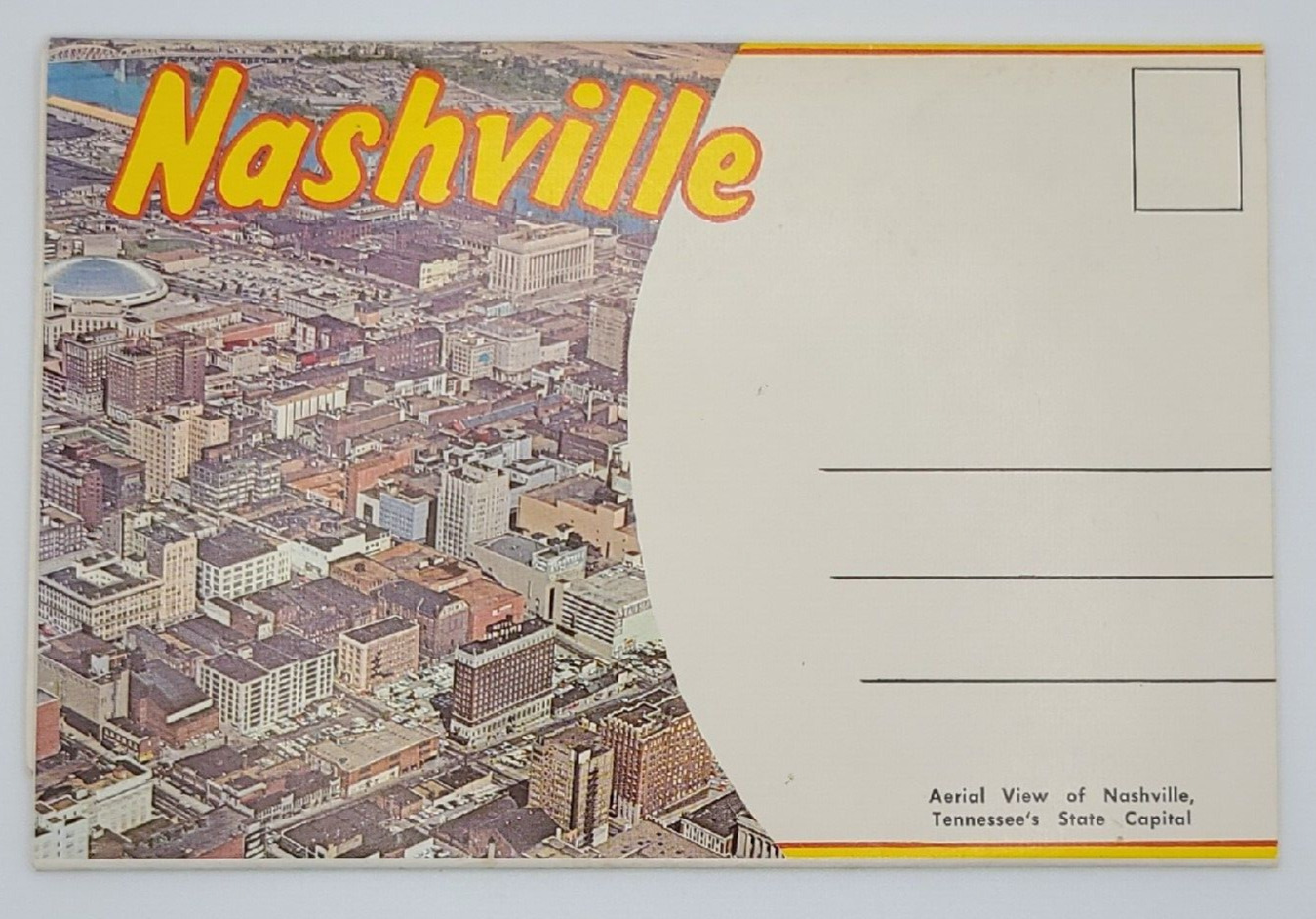 Vintage 1960s Souvenir Postcard Folder Nashville TN Tennessee 14 Views