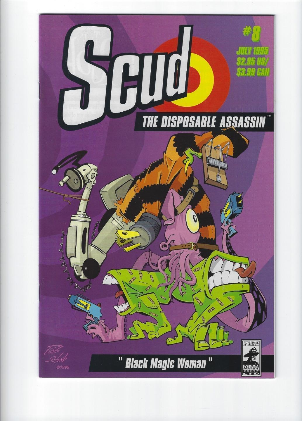 Scud the Disposable Assassin #8, NM 9.4, 1st Print, 1995, Fireman Press, Scan