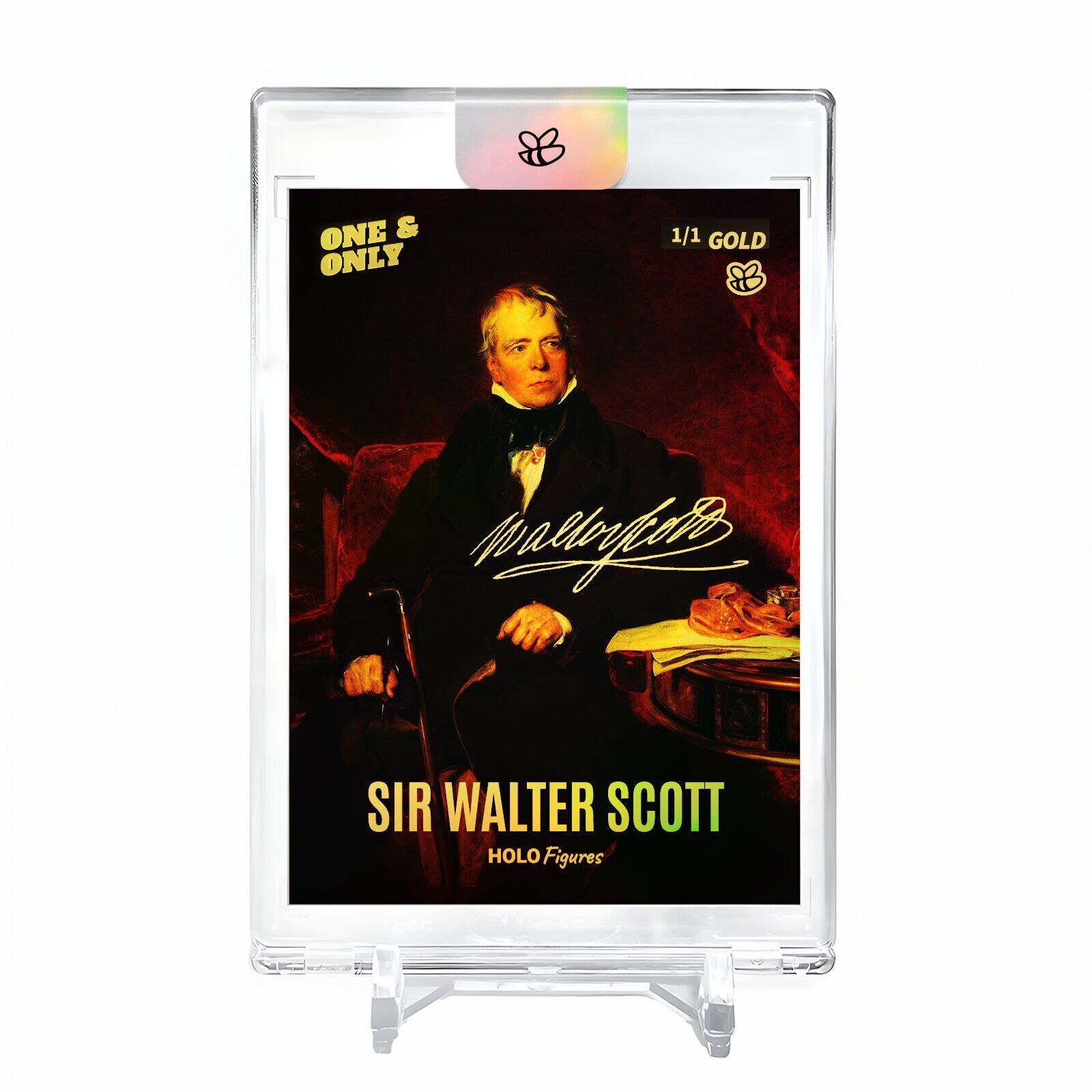 SIR WALTER SCOTT Holo GOLD Card 2023 GleeBeeCo #SRHS-G 1/1
