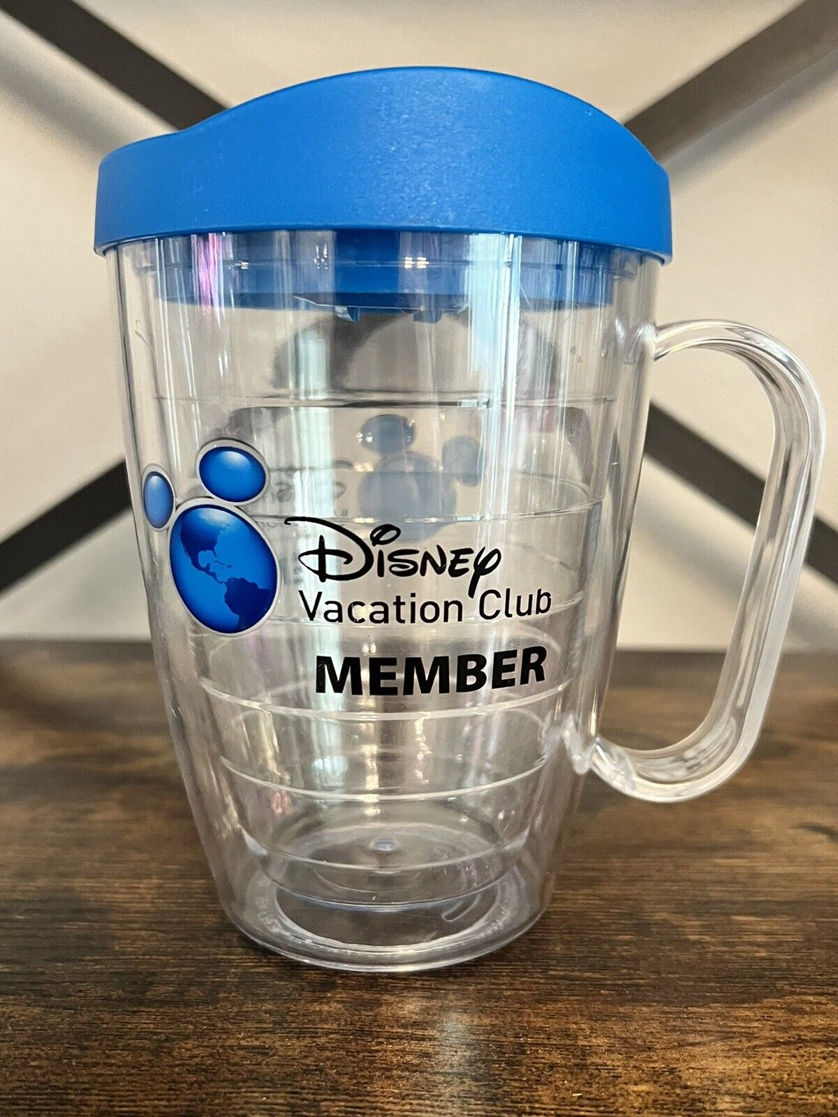 Disney Vacation Club Member DVC Insulated Travel Cup Mug with Lid READ