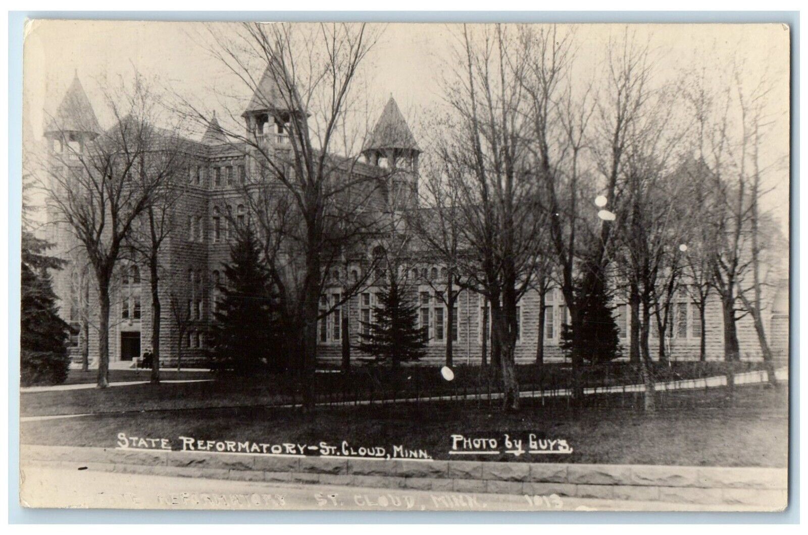 St. Cloud Minnesota MN RPPC Photo Postcard State Reformatory Exterior View c1940