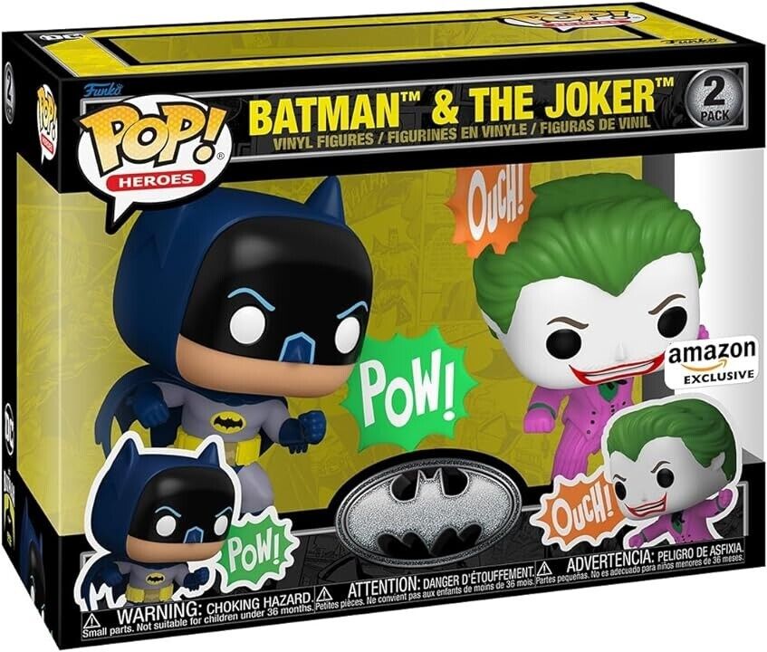 Funko Pop Heroes Batman 85th Anniversary Batman & The Joker EXCLUSIVE (PRE-ORDER