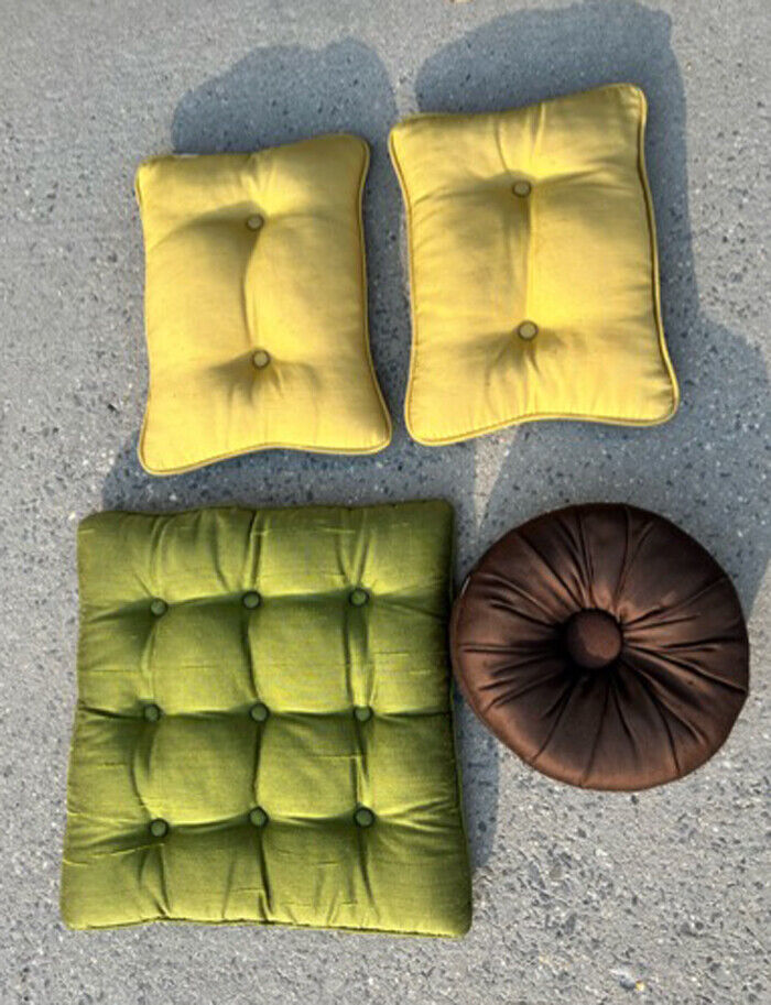 VTG Rare Round & Square Throw Pillows Cushions-Set or Separate