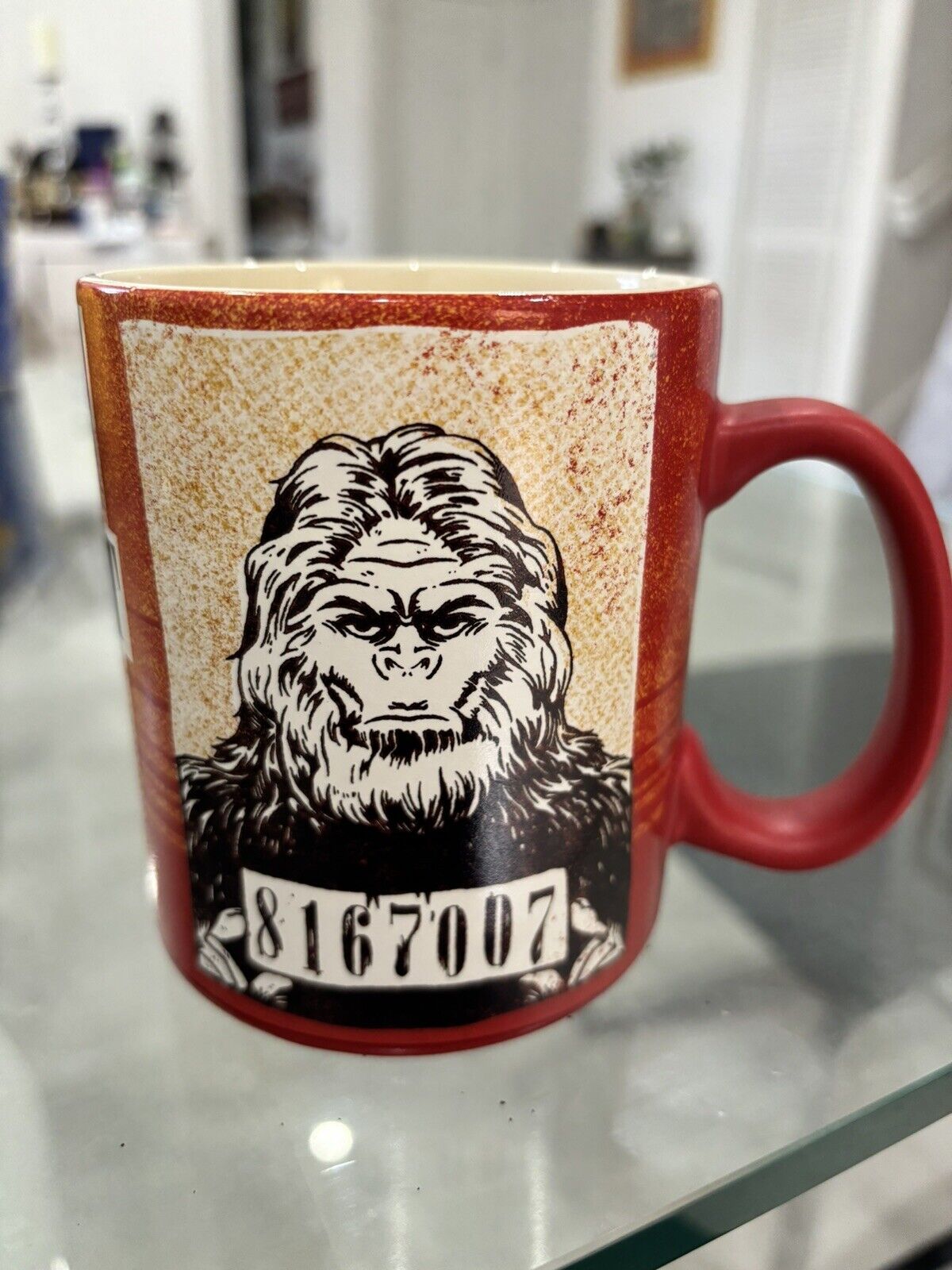 Beautiful Bigfoot Sasquatch Yeti Ceramic Coffee Mug Sasquatch Coffee Cup 16oz
