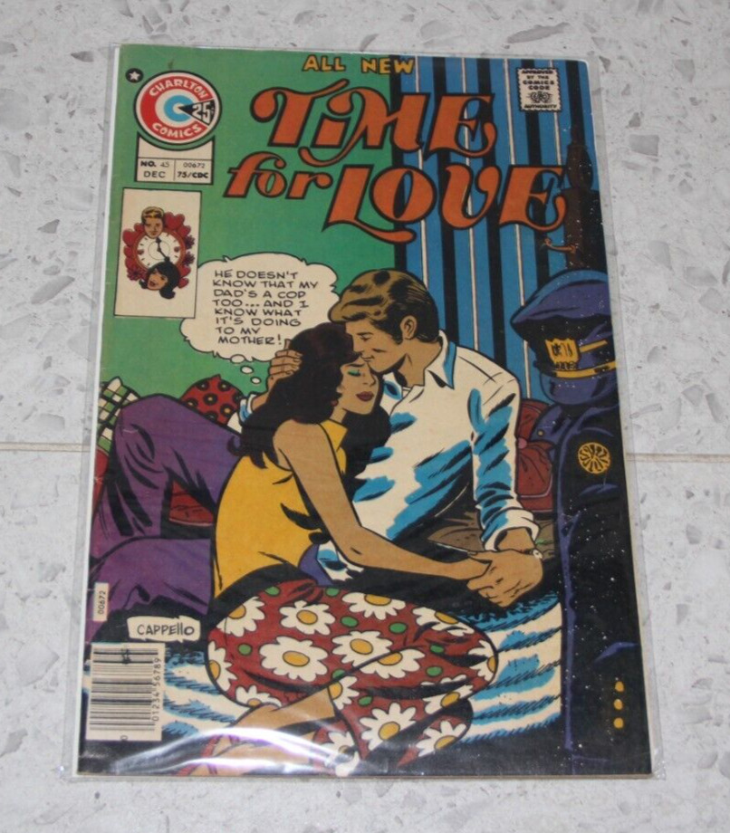 TIME FOR LOVE #45 Charlton Comic Book 1976 Romance