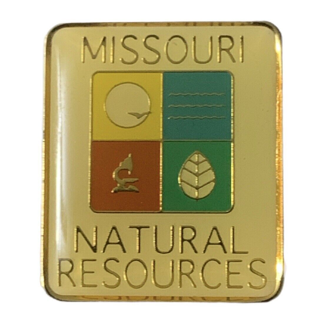 Vintage Missouri Natural Resources Travel Souvenir Pin