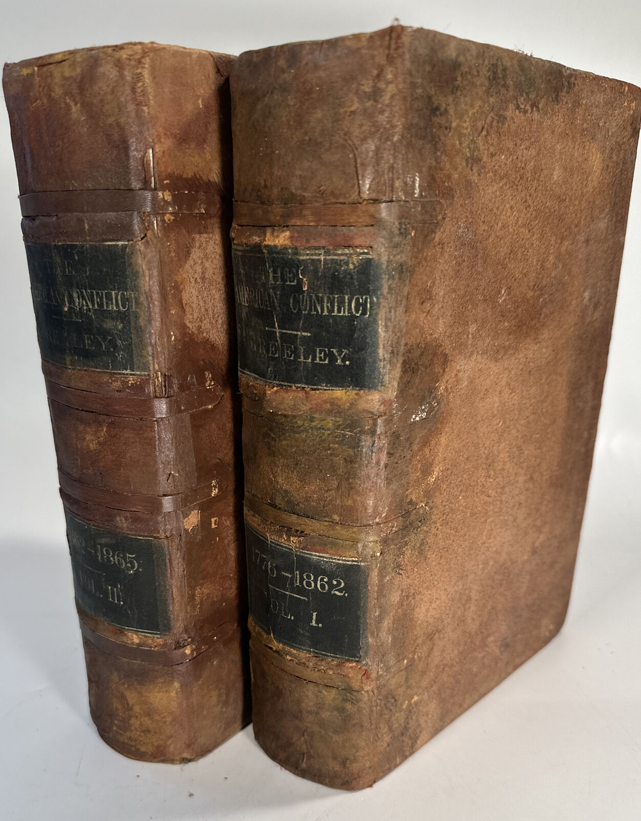 The American conflict by Greeley 1866 two volumes