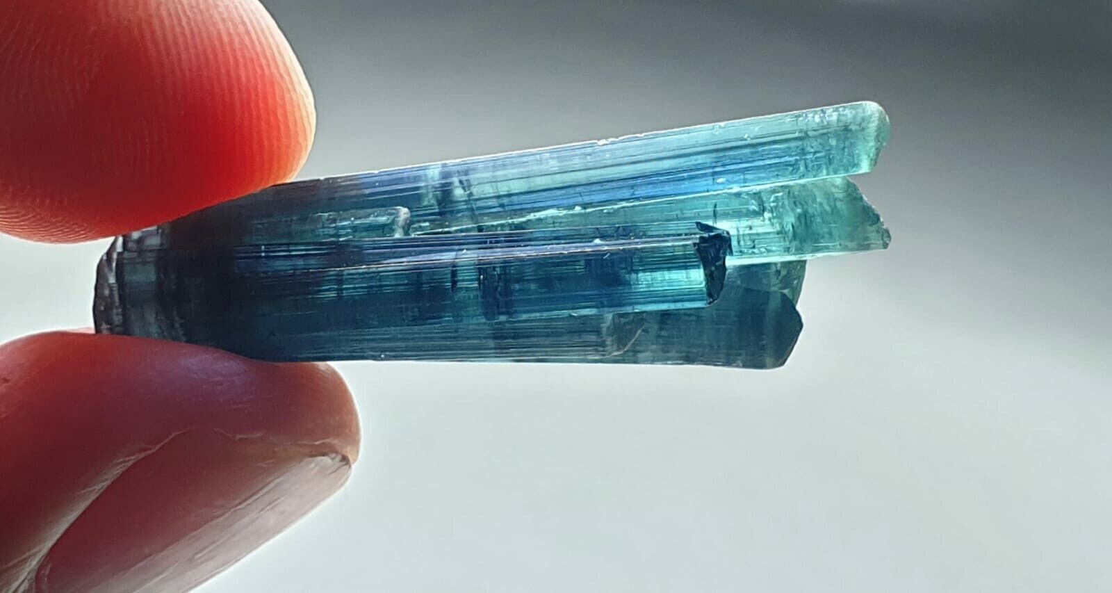 Top Indicolite Tourmaline Crystal From Afghanistan.
