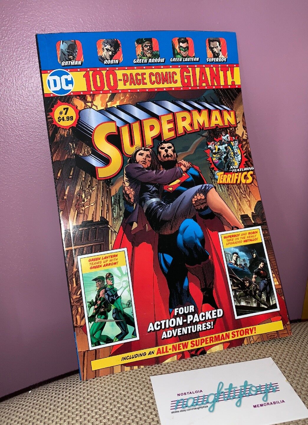 Superman Giant 7 100 Page Walmart Exclusive Controversial Lois Lane Death Story