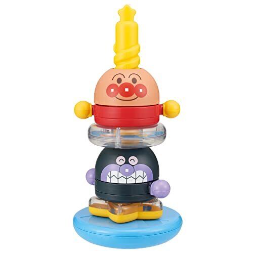BANDAI Brain-Boosting Spin Tower - Twist, Stack, and Learn