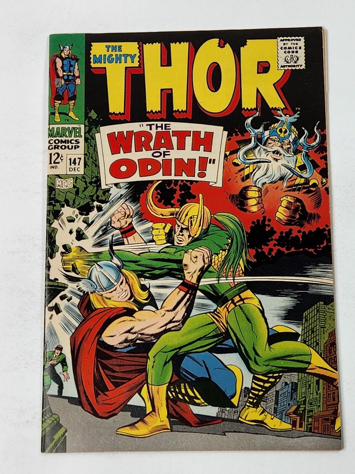 The Mighty Thor 147 Origin Inhumans Continued Kirby Lee Marvel Silver Age 1967