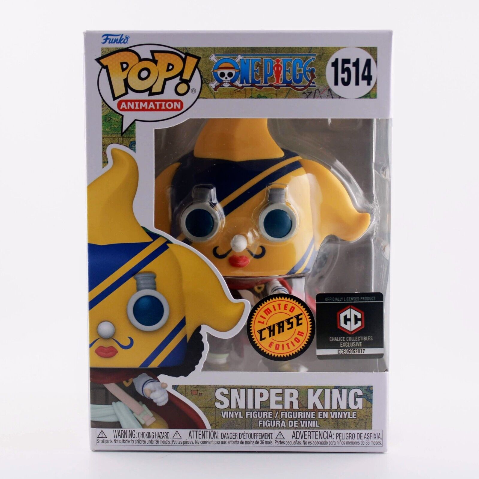 Funko Pop One Piece - Sniper King Chalice Exclusive Anime CHASE Figure #1514
