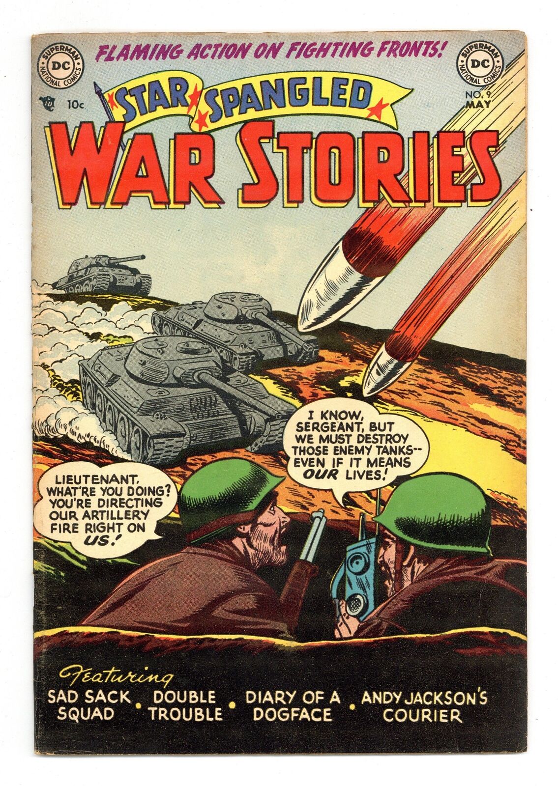 Star Spangled War Stories #9 VG 4.0 1953