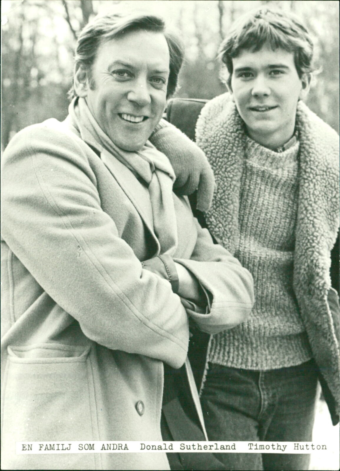 Donald Sutherland and Timothy Hutton - Vintage Photograph 2426253