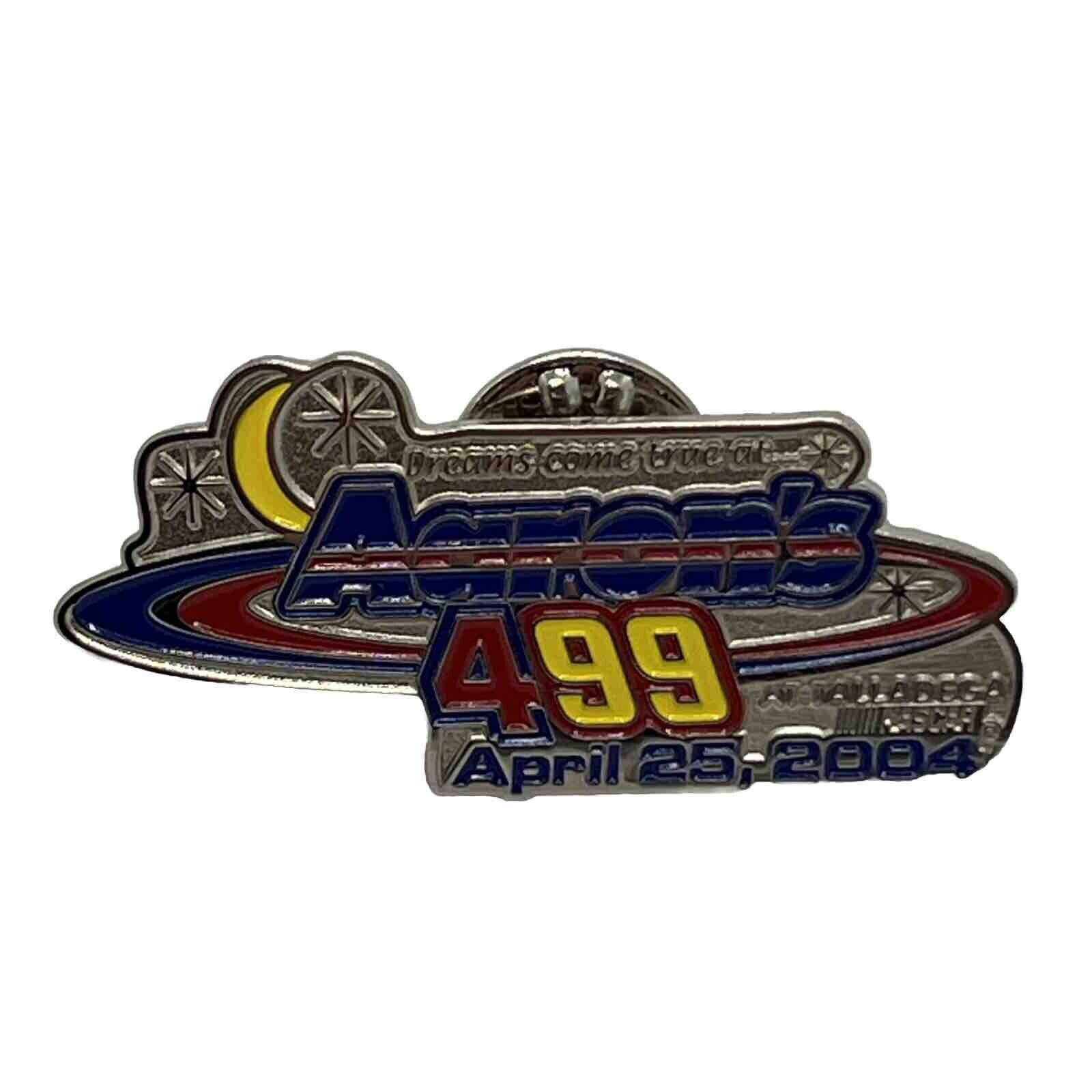 2004 Aaron’s 499 Talladega Super Speedway NASCAR Race Enamel Lapel Hat Pin