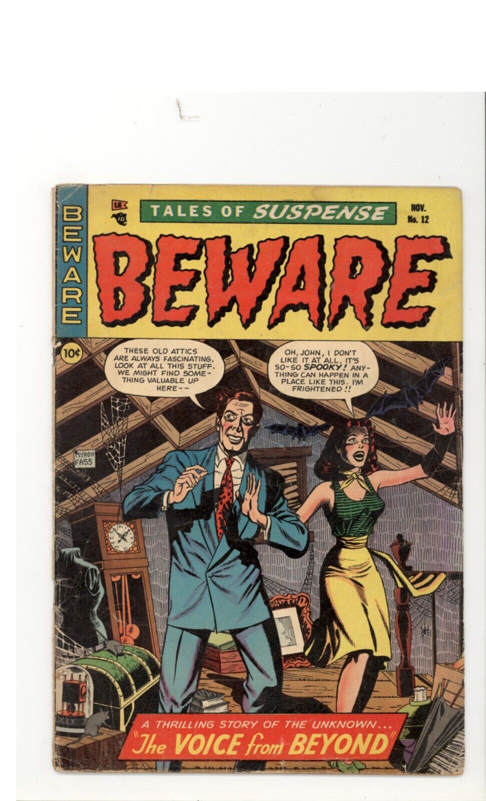 Beware 12 VG Pre-Code Horror 1953