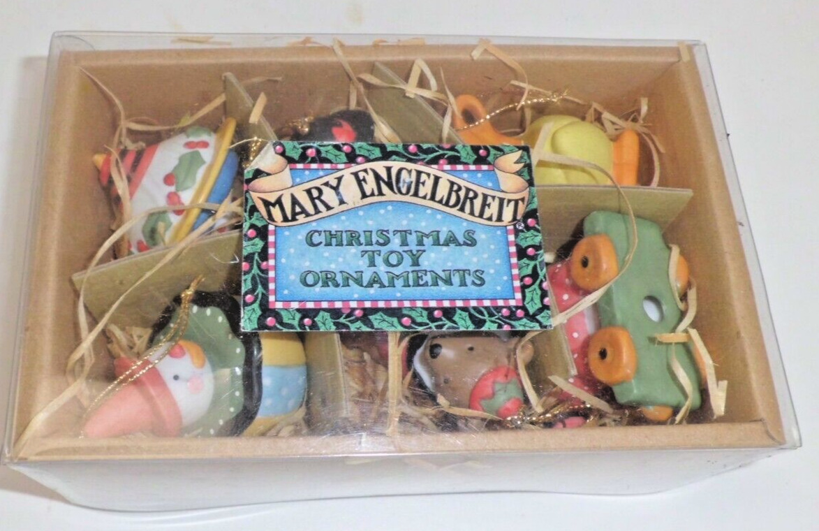 Mary Engelbreit Christmas Toy Ornaments Set of 6