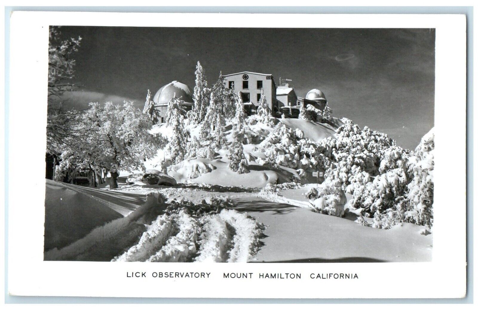 c1940's Lick Observatory Mount Hamilton California CA RPPC Photo Postcard