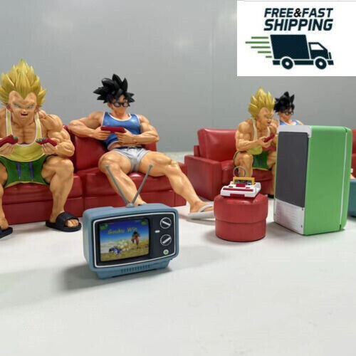 FuzzFeet Studio Dragon Ball Son Goku VS Vegeta Resin Model Statue In Stock 1/6